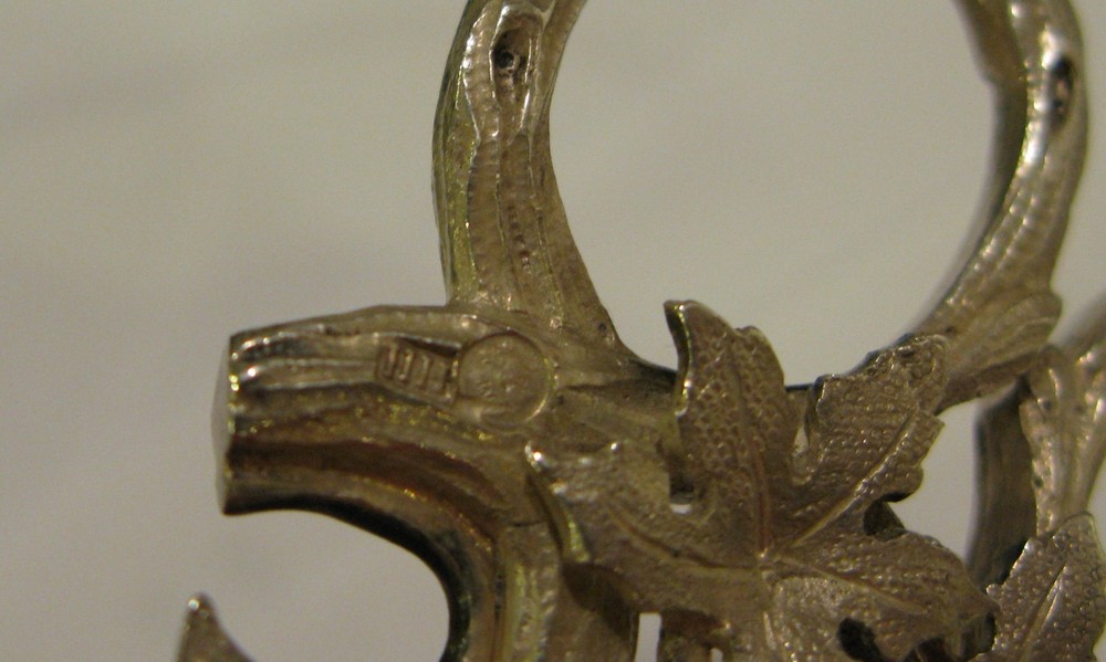 ANTIQUE SILVER GRAPE SHEARS from THE NETHERLANDS