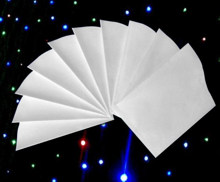 1000pcs Envelope type disposable waterproof  folding layer paper cup