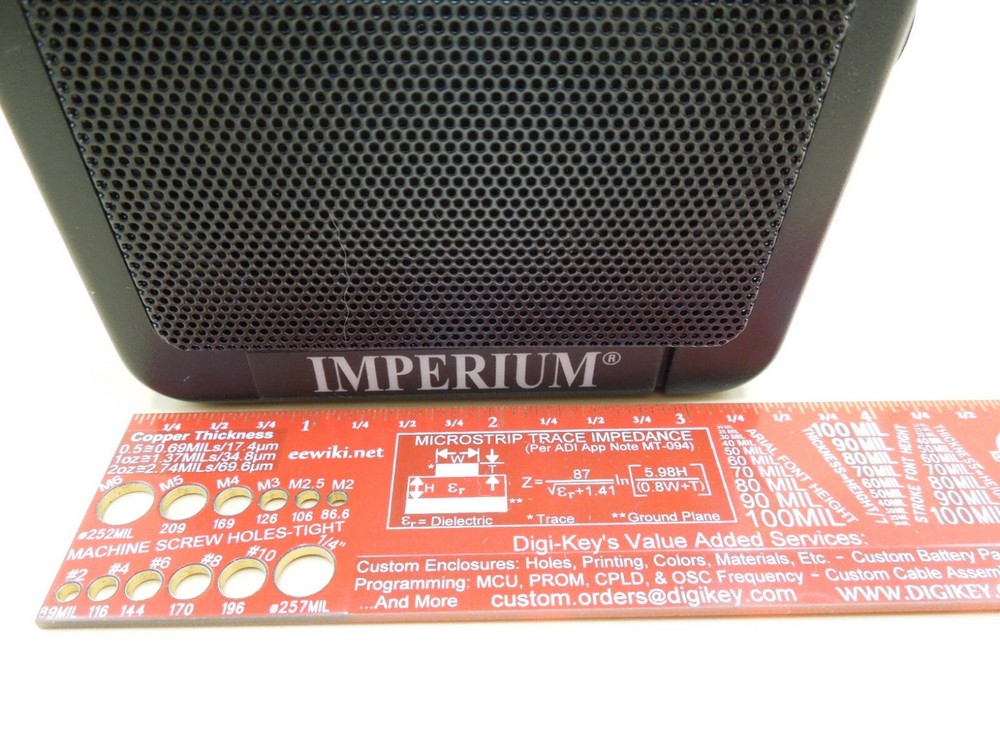 IMPERIUM External Speaker for Mobile Ham CB Radios w/ Mounting Bracket