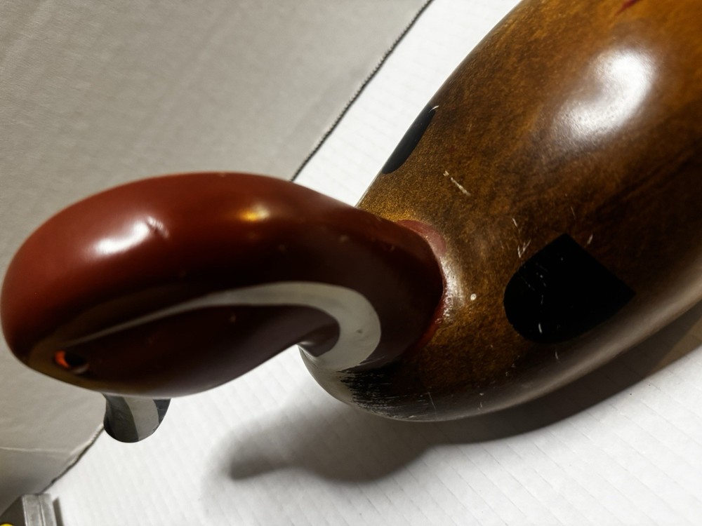 Wood Decoy Duck - Hand Painted -