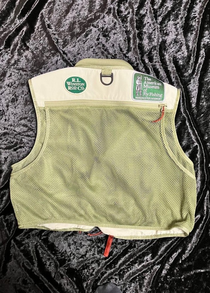 SIMMS Mesh Vest ② Light Green Size M Made in China