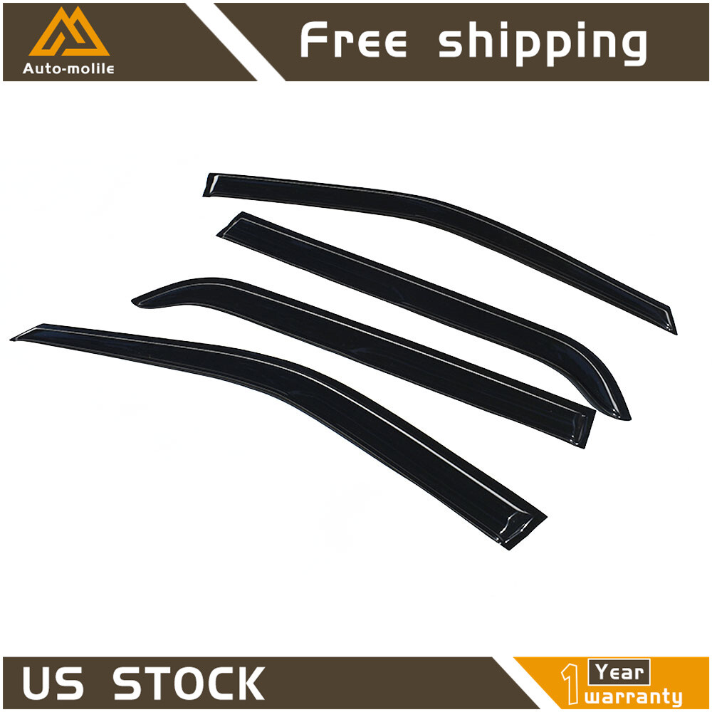 Wind Deflector Window Visors Vent Rain Guard Shield For Ford Explorer 2011-2019