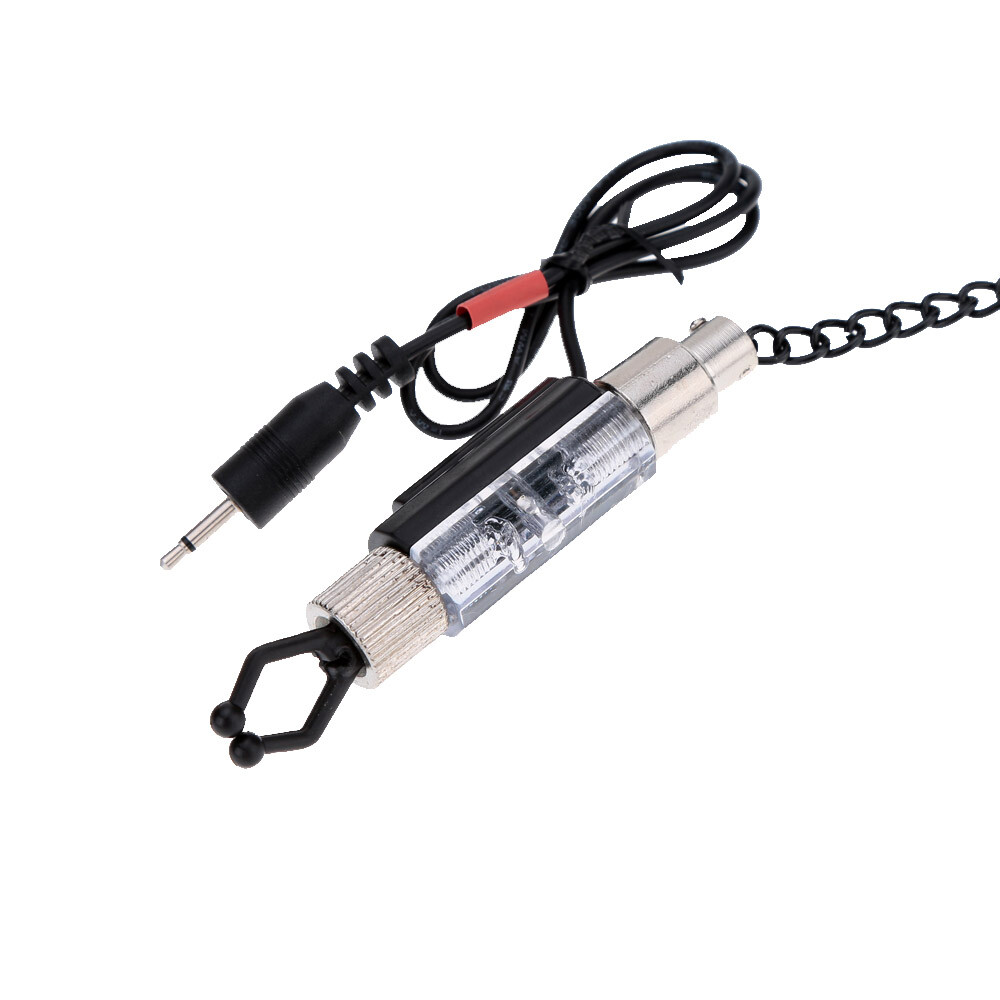 Fishing Bite Hanger Illuminated Indicator Red H4C5
