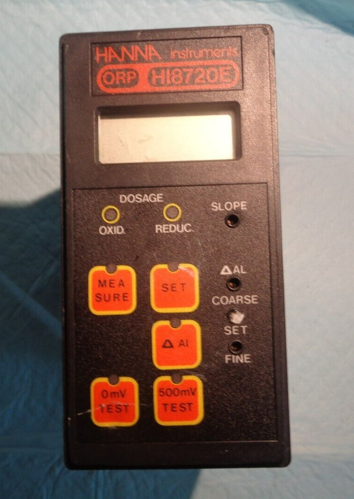 HANNA INSTRUMENTS HI 8720E ORP ANALOG CONTROLLER 8720