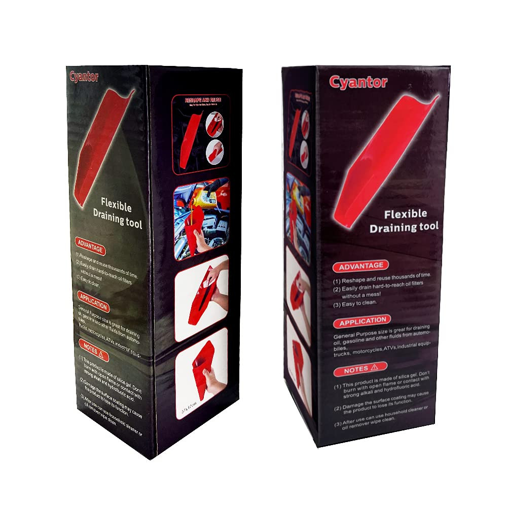 Flexible Draining Tool Funnel Flexible Oil Draining Funnel Tool, Foldable Flexib