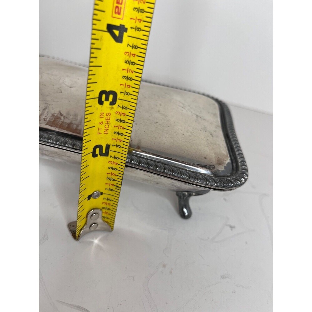 Vintage Serving Dish E.P.C. OOLE Silver Co., Mass. Silvertone