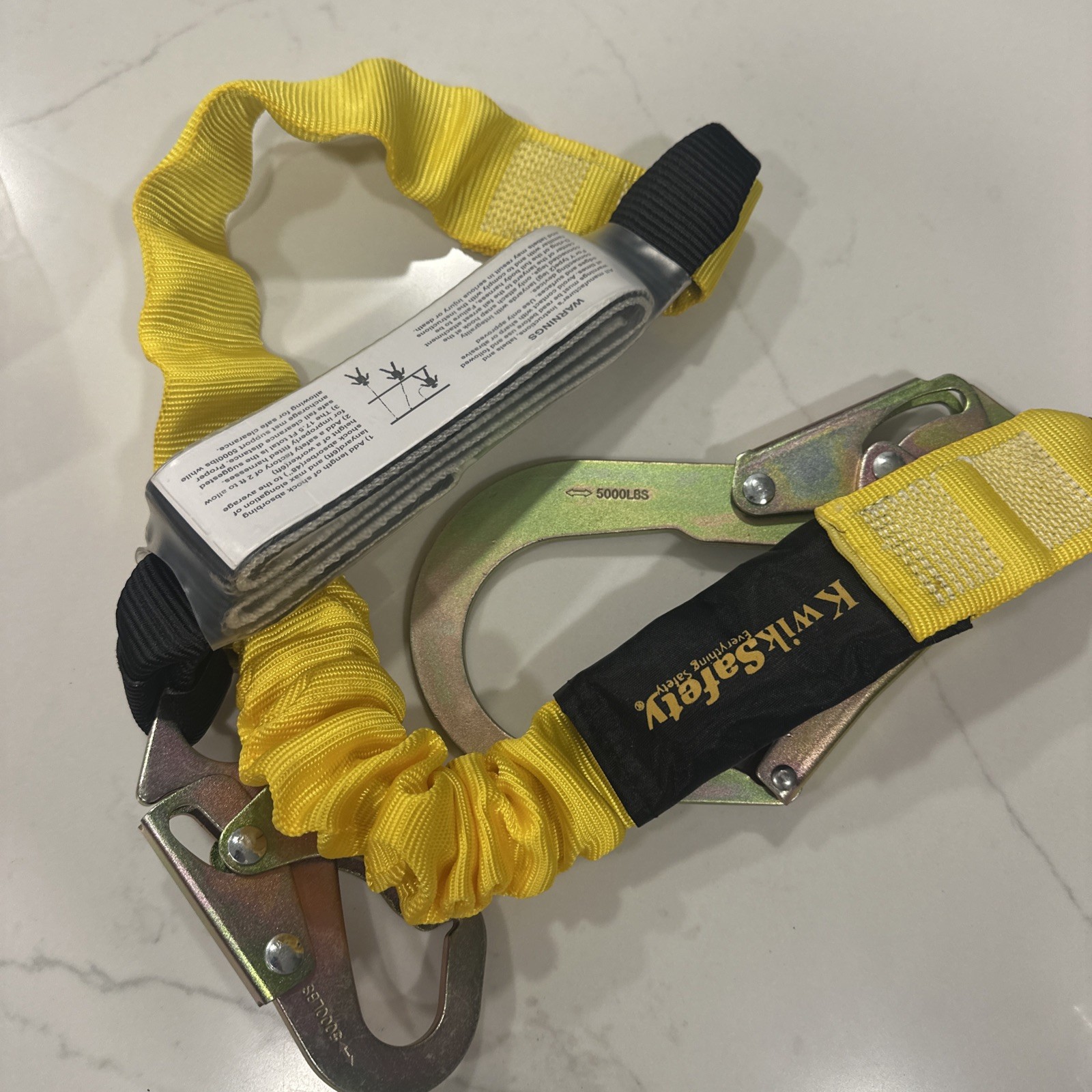 KwikSafety BOA 6' External Shock Absorber Safety Lanyard