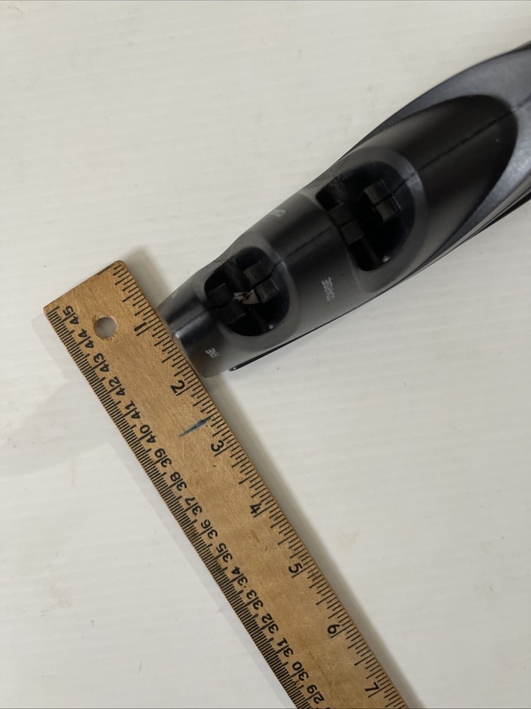 2 Stage Coarse Fine Ceramic Hand Held Knife Black Sharpener