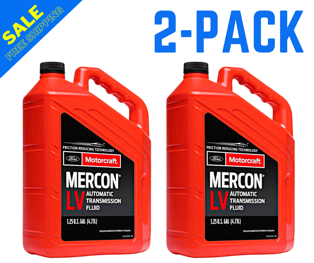 Motorcraft PAIR 5-Quarts Mercon LV Automatic Transmission Fluid (1.25 Gallon)