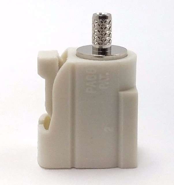10pcs Auto Fakra Connector Straight Jack Crimp RG174 White Code B