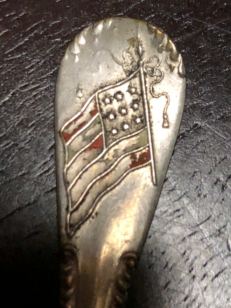 Vtg. Spoon Standard COMMODOR W.S. SCHLEY 4 1/2" silverplate
