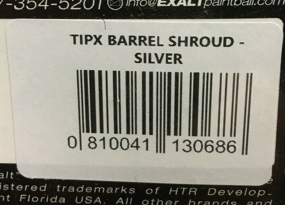 NEW Exalt Tippmann TiPX Precision Barrel Shroud - Silver