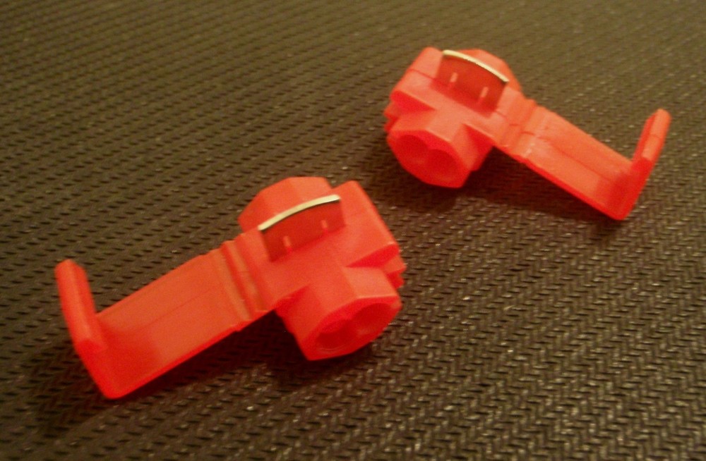 100PC QUICK SPLICE CONNECTOR 22-18 AWG  PVC