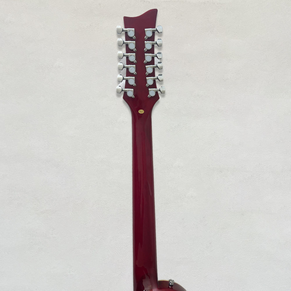 LP 12 String Electric Guitar Kit Flame Maple Top