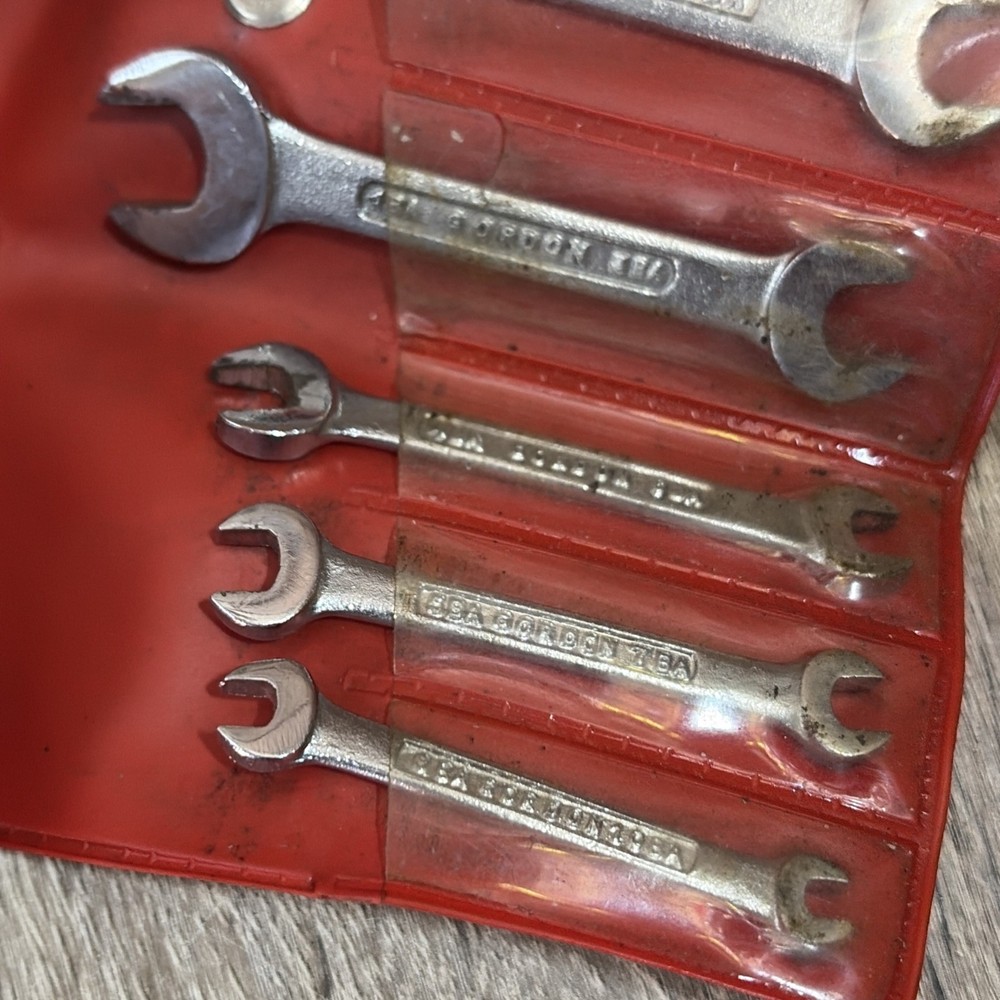 Vintage Gordon Tools Ba Spanner Set Lovely