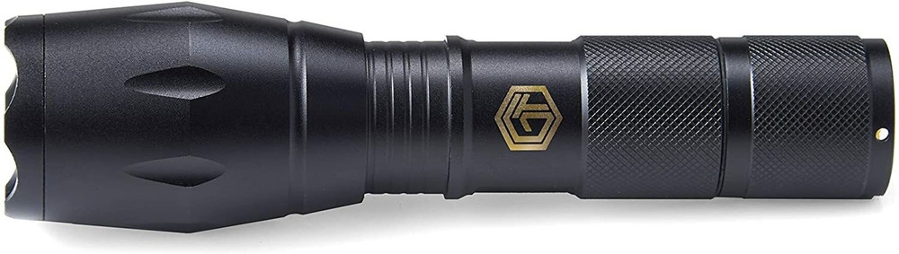 Off Grid Tactical LED Flashlight High/Low Strobe, Zoom