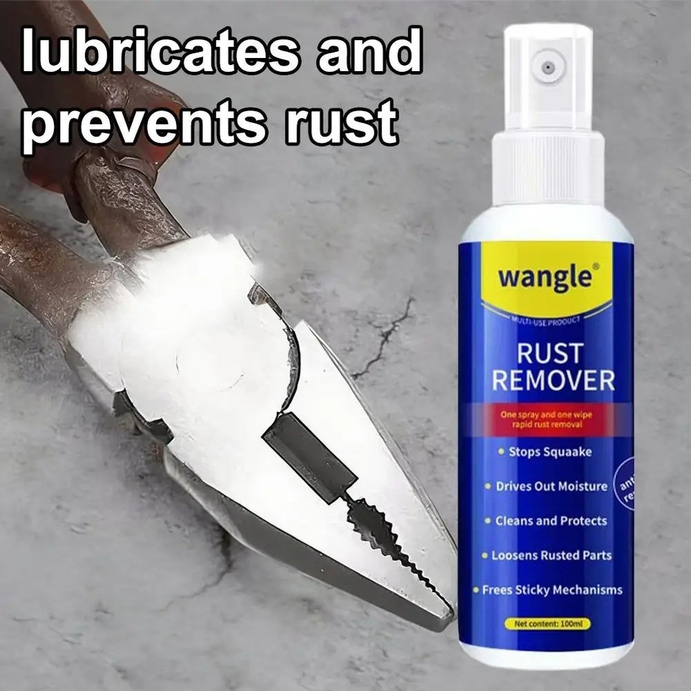 Wangle Rust Remover, Anti-Rust Lubricant Spray & Rust Remover Easy Application