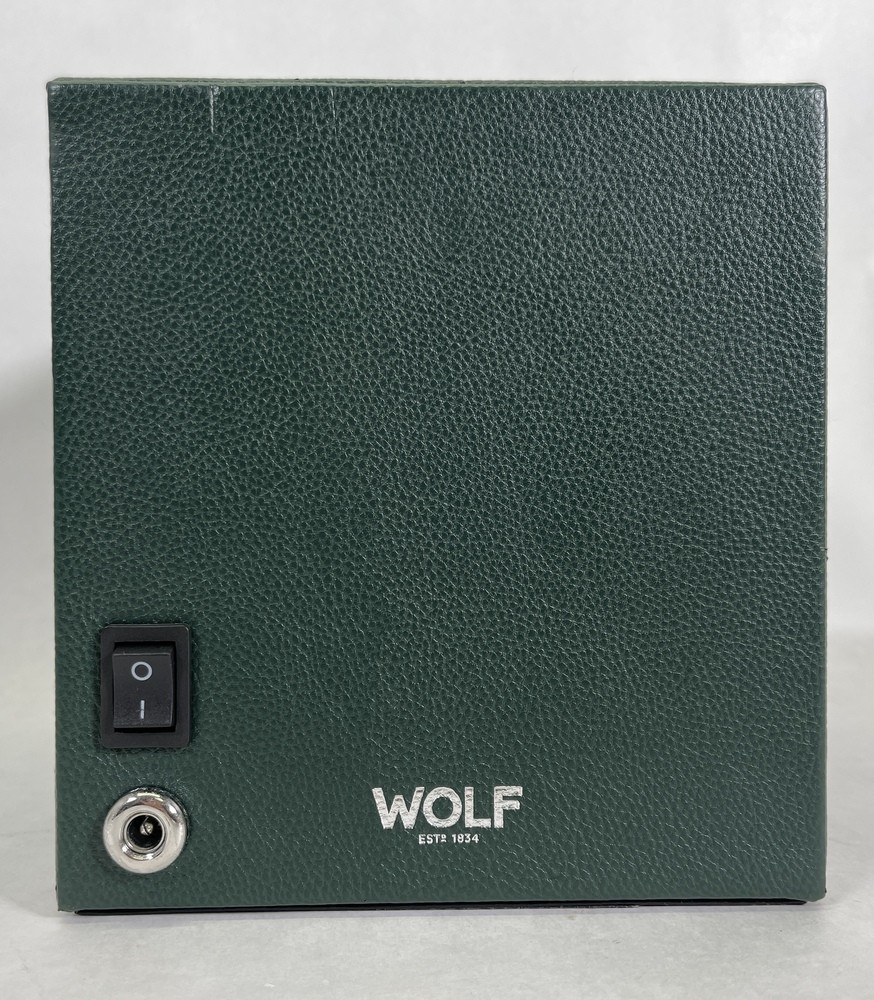 Wolf-Cub Single Watch Winder with Cover
