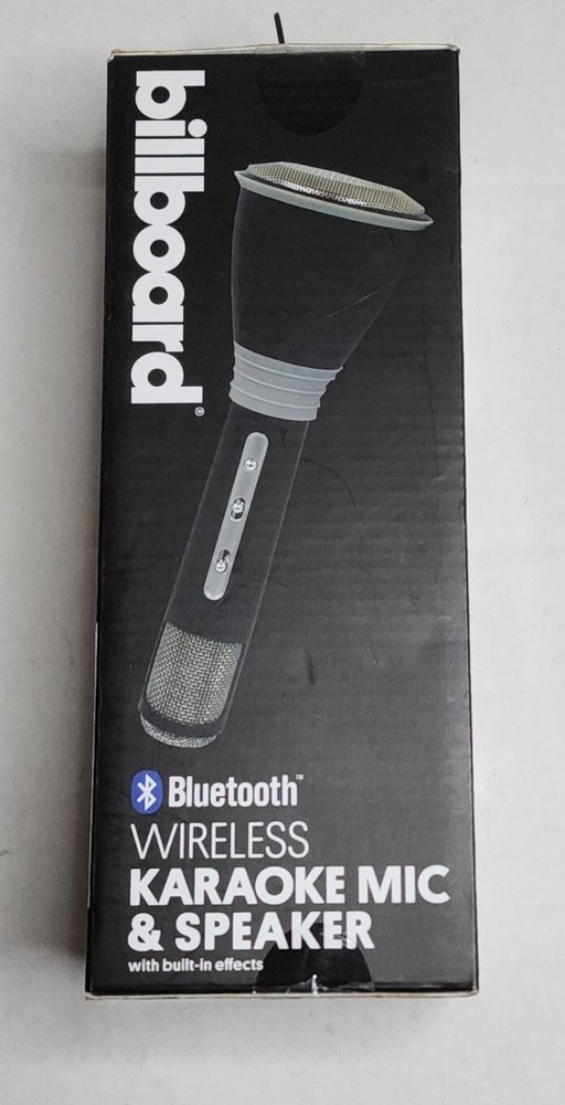 BILLBOARD BLUETOOTH WIRELESS KARAOKE MIC & SPEAKER, NEW, BB567