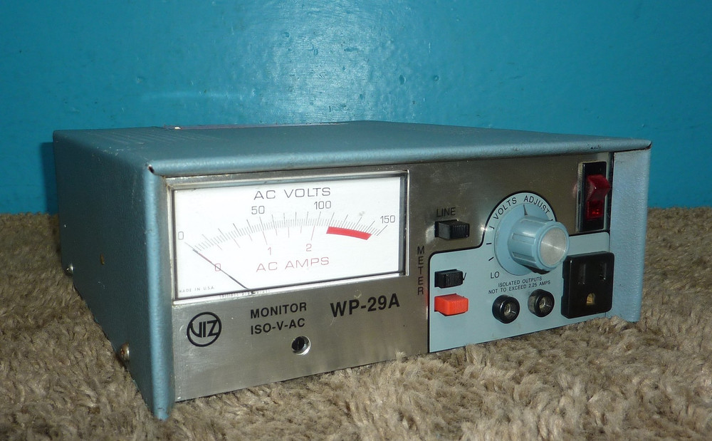 RCA VIZ WP-29A ISO-V-AC Variable Isolation Transformer Variac