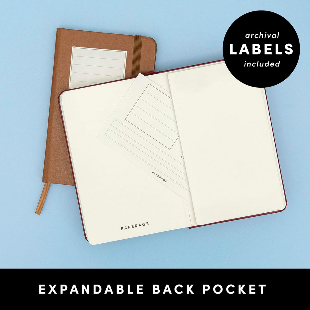 Lined Pocket Journal Notebook, 2 Pack, (Dark Green), 160 Pages, Small Notebook,