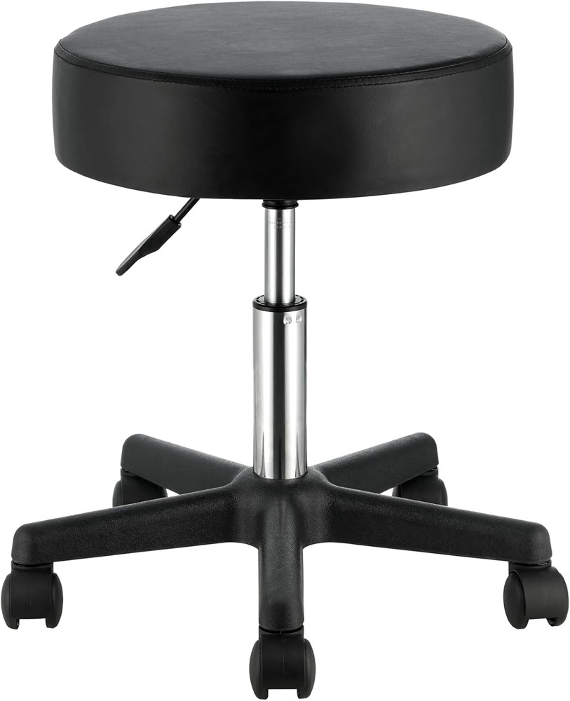 Rolling Stools with Wheels, 400 LBS Weight Capacity Adjustable Height Stool with