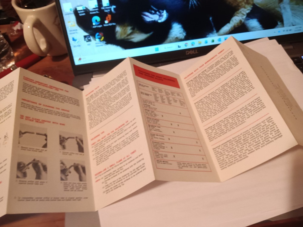 Vintage Benzomatic Hot Tips Torch Brochure