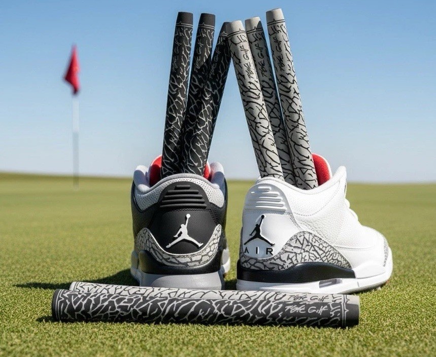 Air Jordan Golf Grips Elephant Print Midsize Tour Soft Velvet by Flight Golf