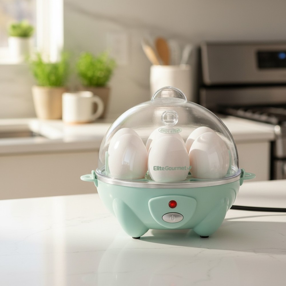Versatile Egg Cooker - 7 Capacity, Soft, Medium, Hard Boiled with Auto Buzzer