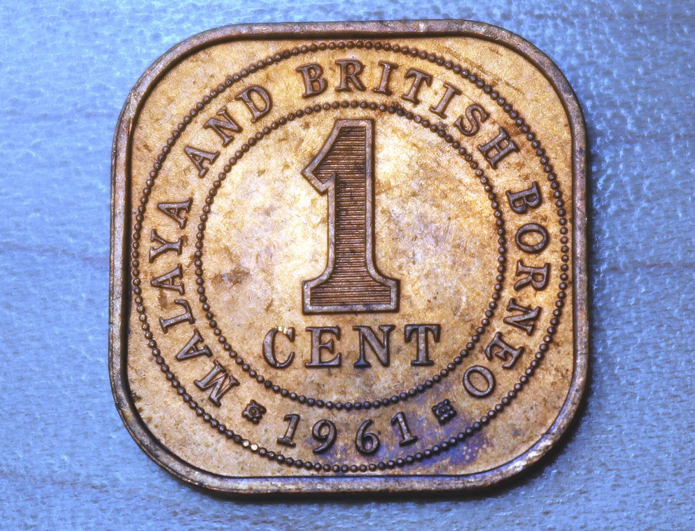1961 Malaya & British Borneo 1 Cent