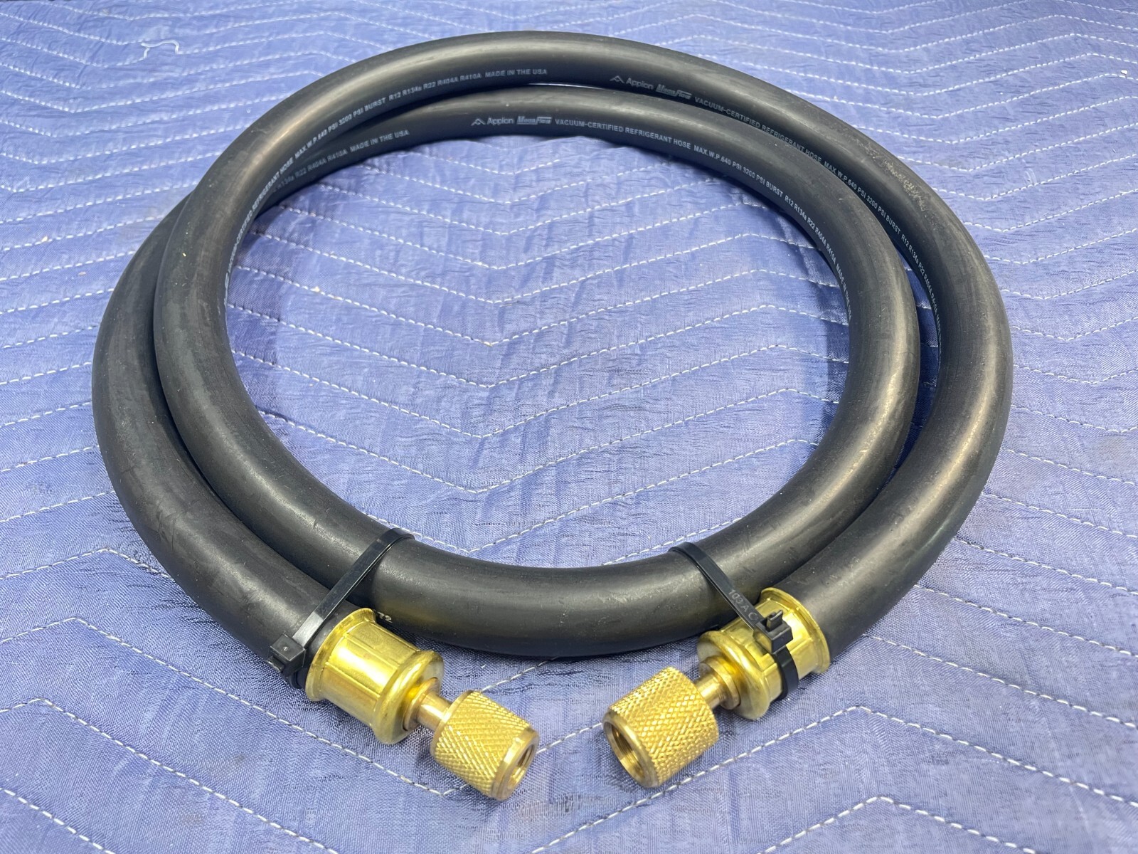 Appion  1/2" MegaFlow High-Speed Evacuation Hose MAX.W.P. 640 PSI 3200 PSI Burst