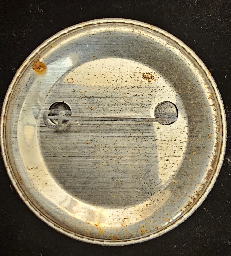 Now Serving Corona Light Button Pin