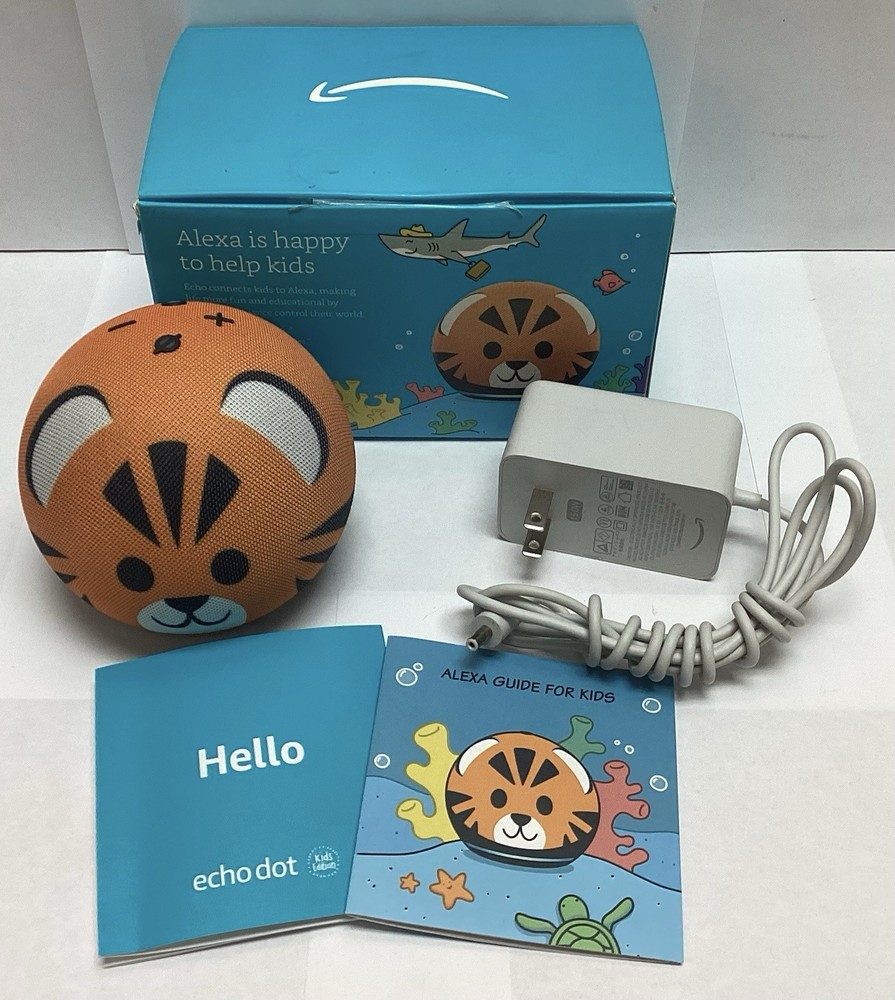 Amazon Echo Dot Kids Edition (4th Gen.) Smart Speaker Tiger B7W64E