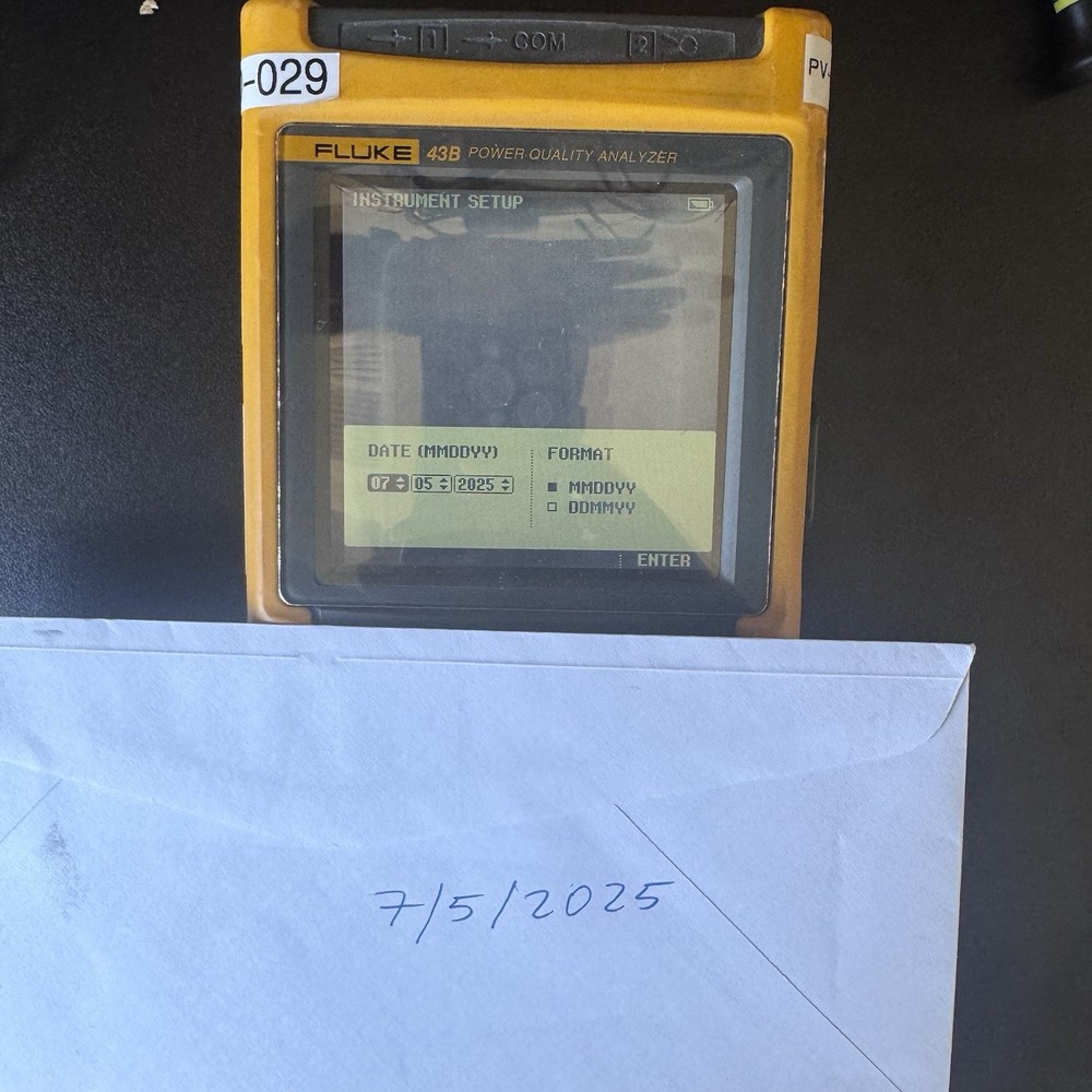Fluke 43B Power Quality Analyzer