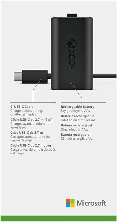 Xbox Rechargeable Battery + USB-C Cable New