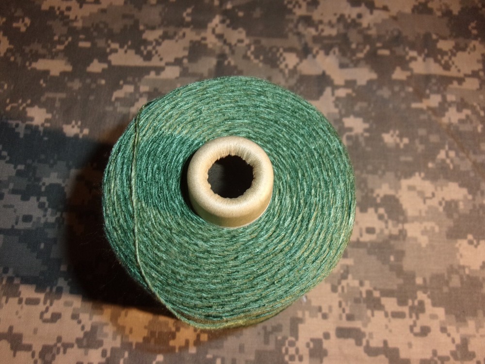 NEW RAYON CONSTRUCTION MASON STRING THREAD LINE BONDED TWINE PINE GREEN 1500 FT