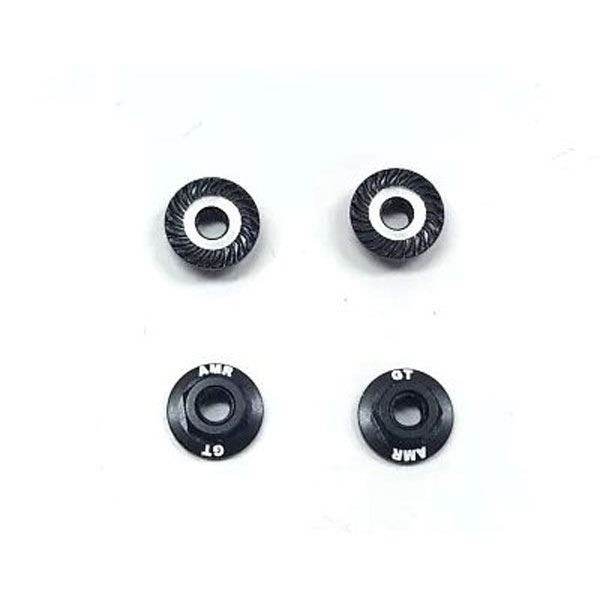 Kyosho - M4 Large 11mm Flange, Black (4pcs)