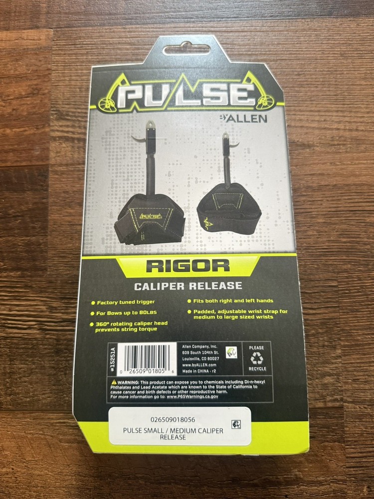 Allen Pulse Rigor Caliper Release New