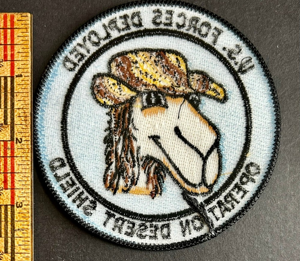 Operation Desert Shield U.S. Forces Deployed Camel Patch Saudi Arabia Storm