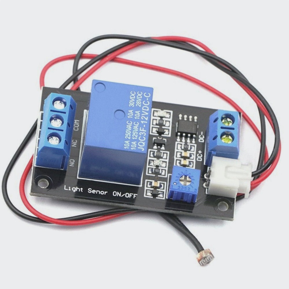 Photoresistor relay control module/optical switch/light sensor module DC12V