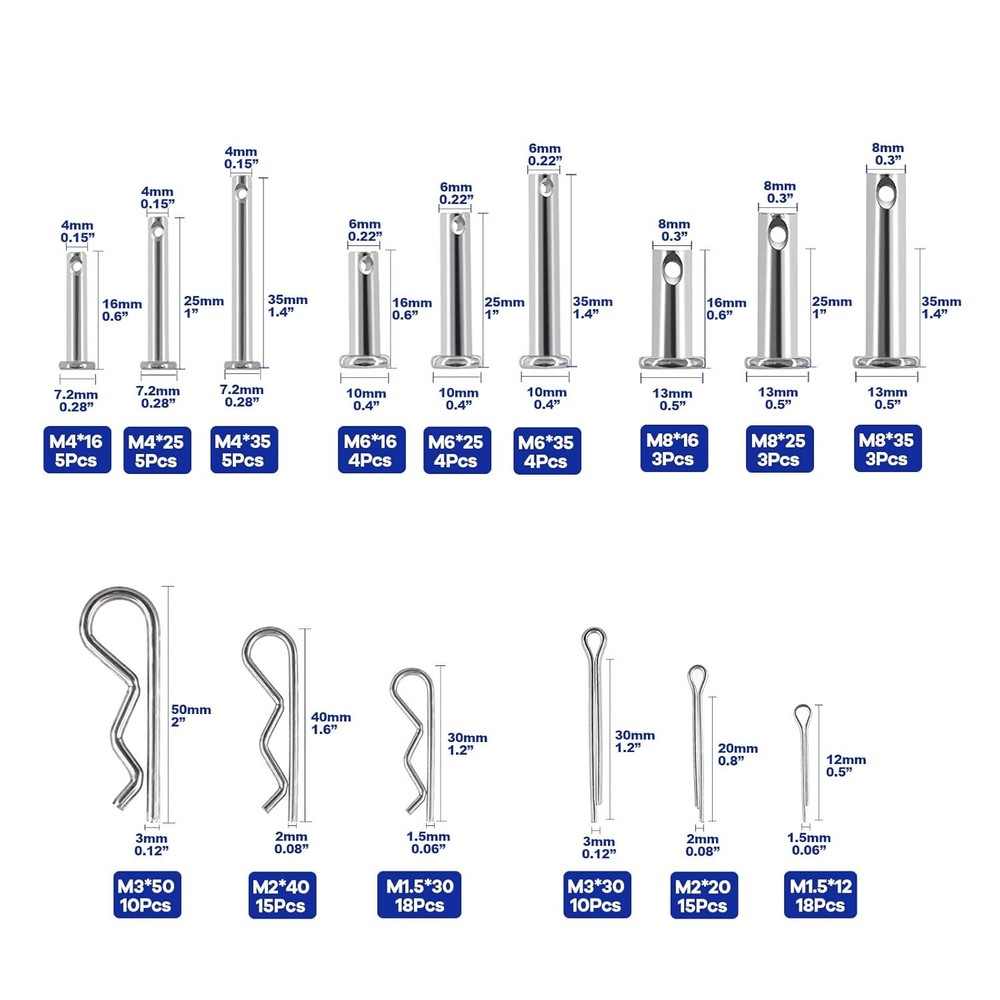 Cotter and Clevis Pin Assortment Kit