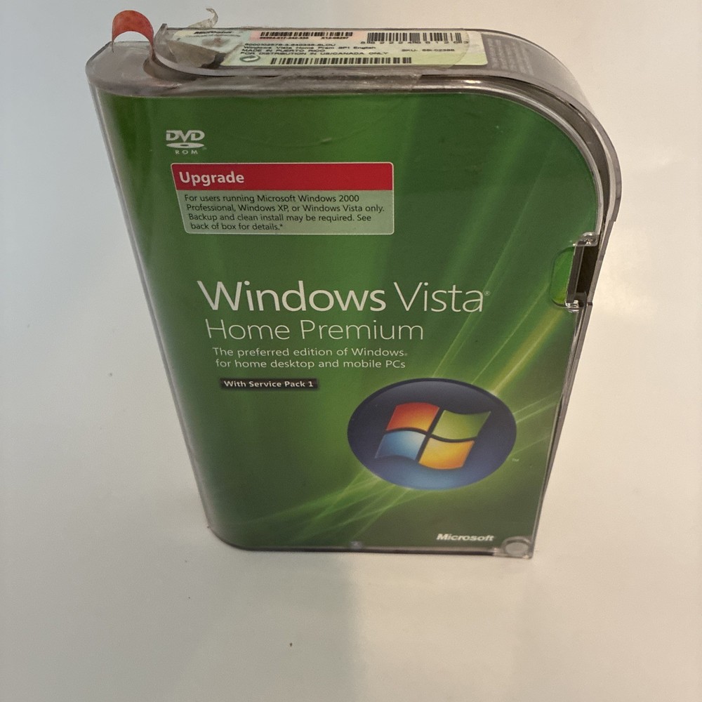 Microsoft Windows Vista Home Premium SP1 Full Version for Windows With Key