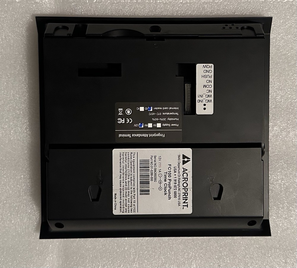 Acroprint ProPunch Time Clock System for Employees