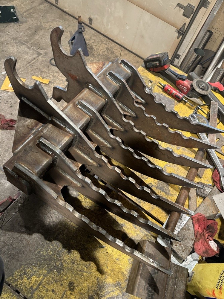 John Deere Wedge Lock Excavator Rake Attachment