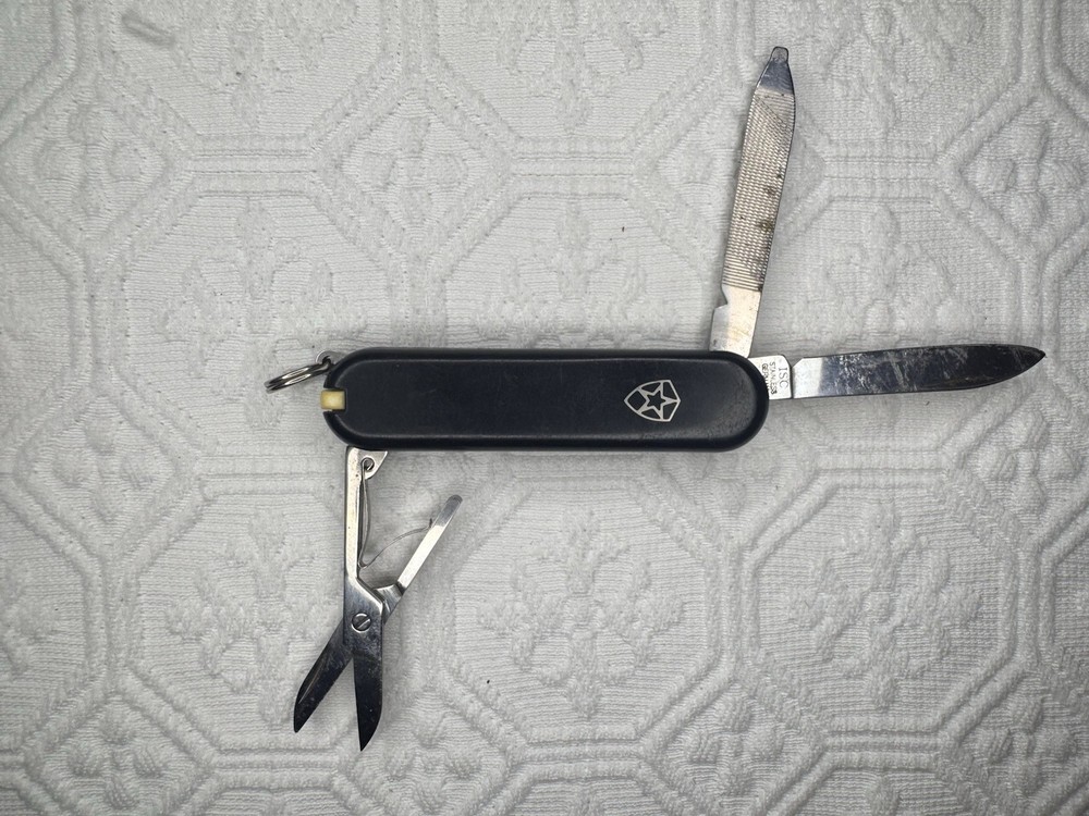 ISC Imperial Schrade Co. Multi-Function Black Pocket Knife Germany Multi Tool