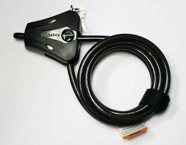 Master Lock 8418D Python Adjustable Cable Lock 6ft Long 5/16in Dia Camera Lock