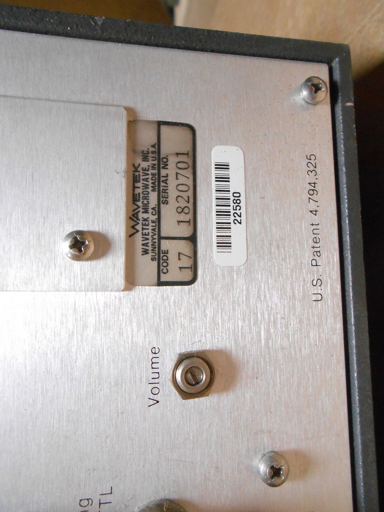 WAVETEK 8502A PEAK POWER METER