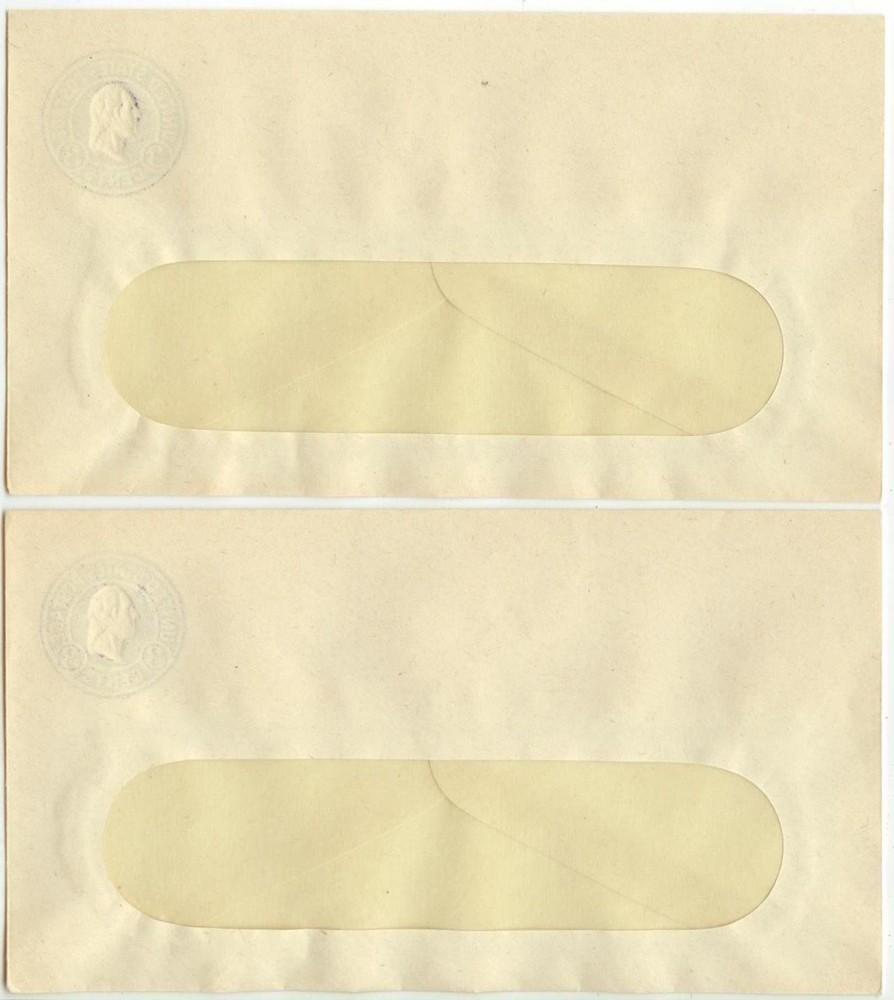 c1930s PSE covers with indicia folded inside and left - unused