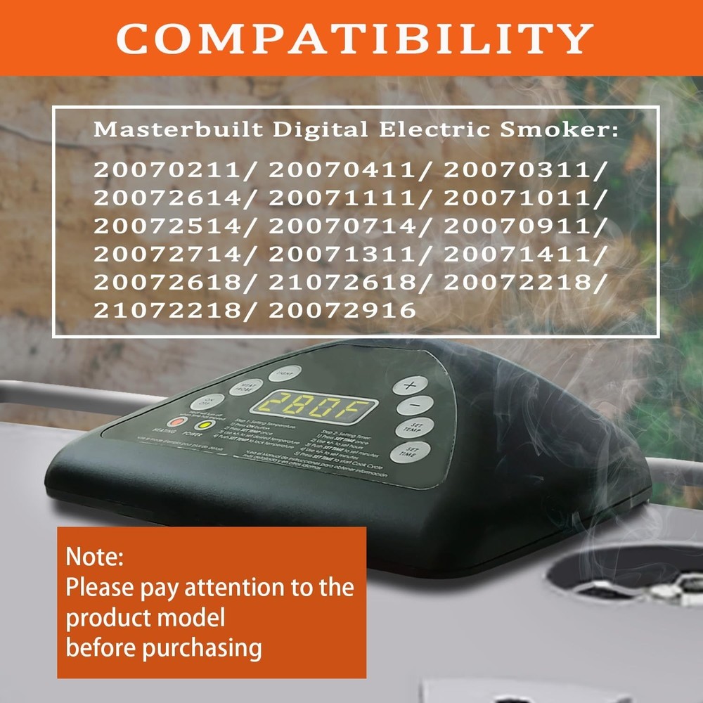 Digital Control Panel Replacement Parts 9907100001, Compatible with Masterbui...