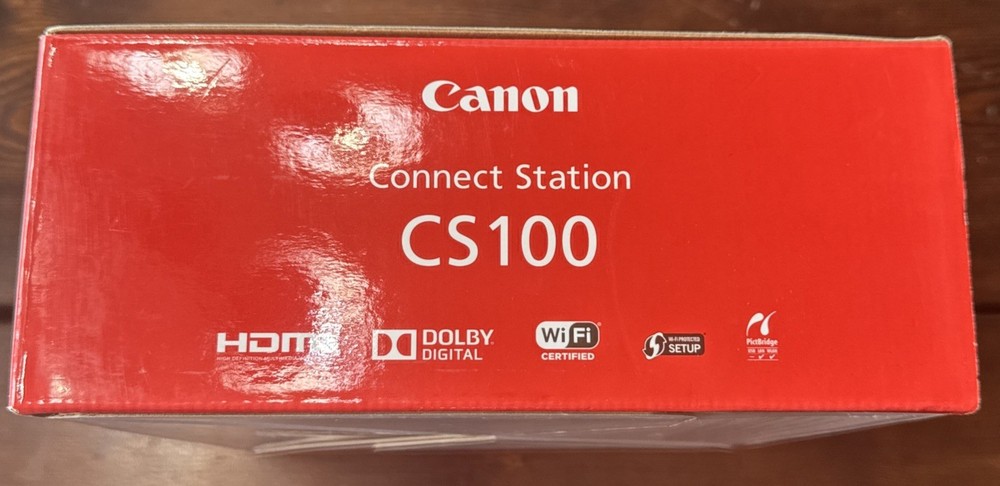 Canon Connect Station CS100 Camera Camcoder Wireless Transfer Hub Media Storage